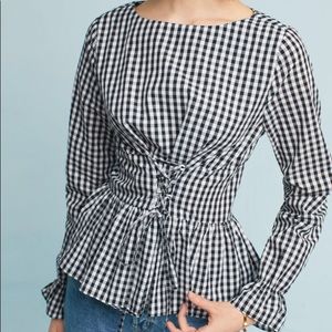 Printed Corset Blouse